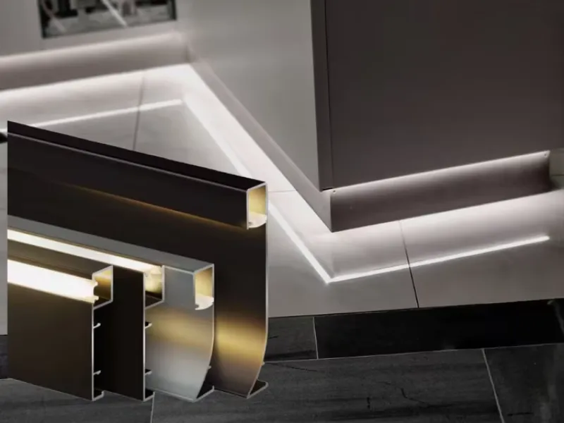 Why Aluminum Skirting Boards with LED Light Channels Are the Future of Commercial Interiors